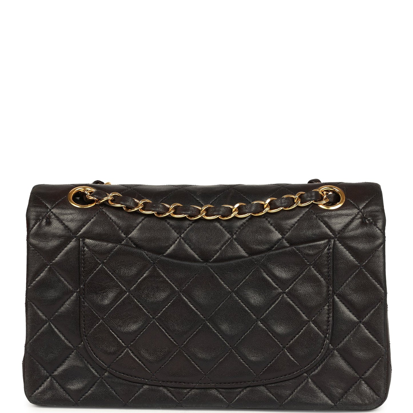 Chanel   Small Classic Flap Black Lambskin Gold Hardware