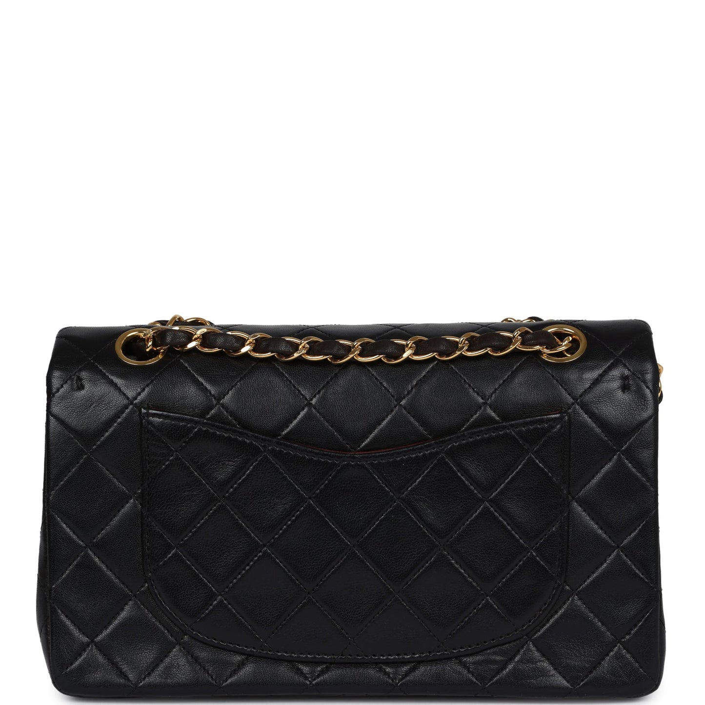 Chanel Small Classic Double Flap Black Lambskin Gold Hardware