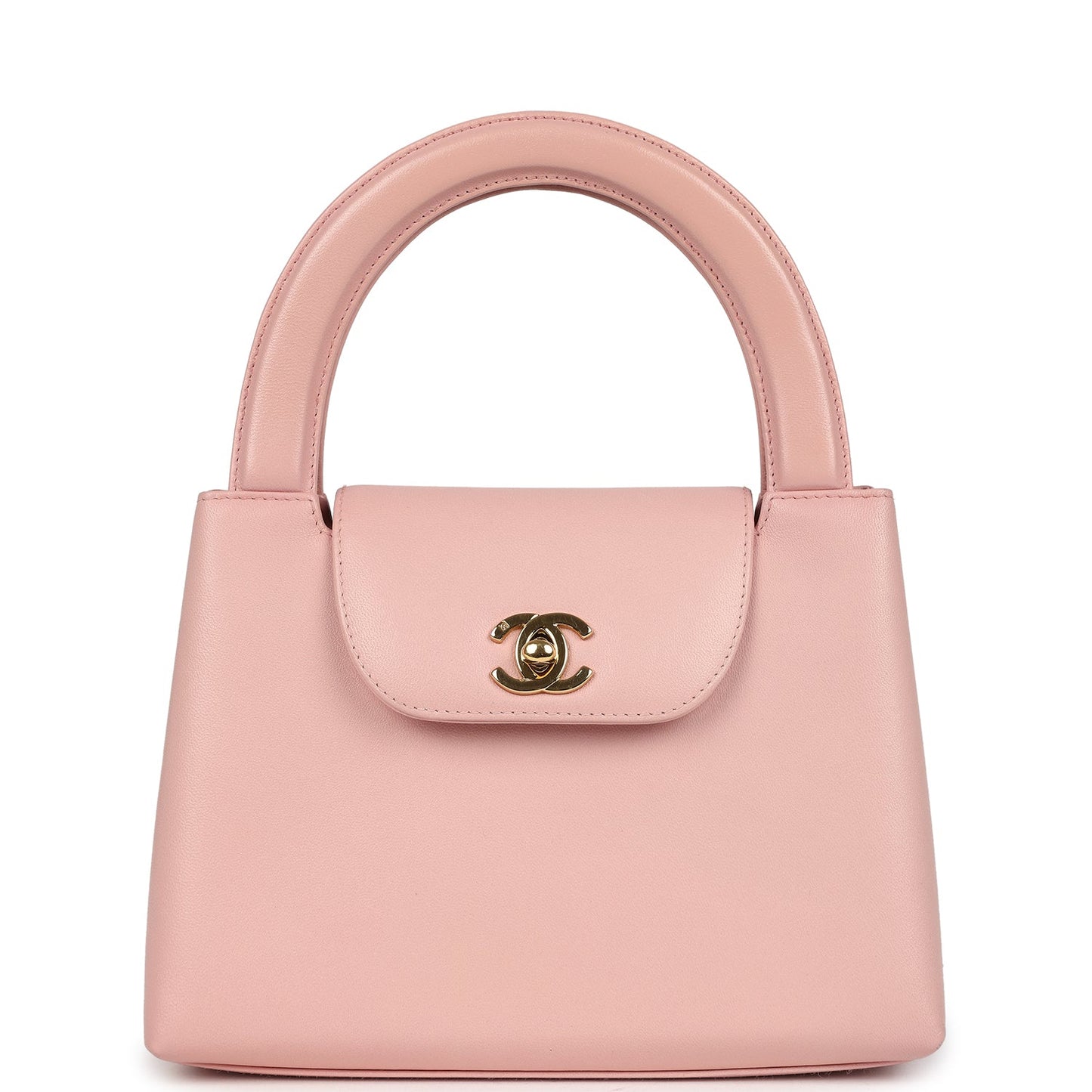 Chanel Small Kelly Pink Lambskin Gold Hardware