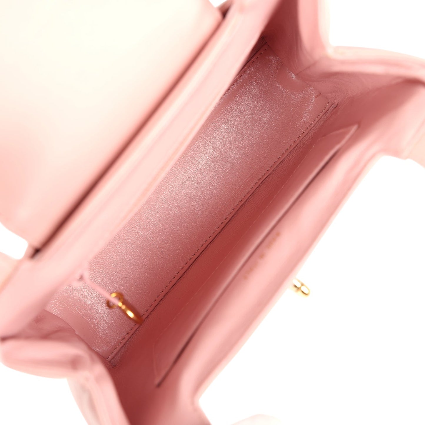 Chanel Small Kelly Pink Lambskin Gold Hardware