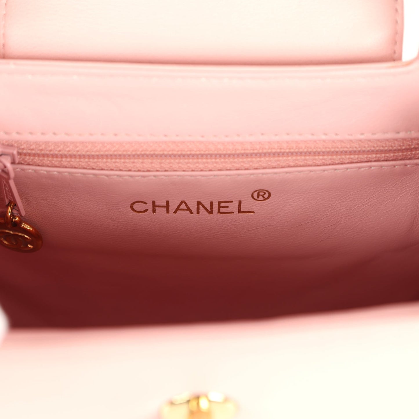 Chanel Small Kelly Pink Lambskin Gold Hardware