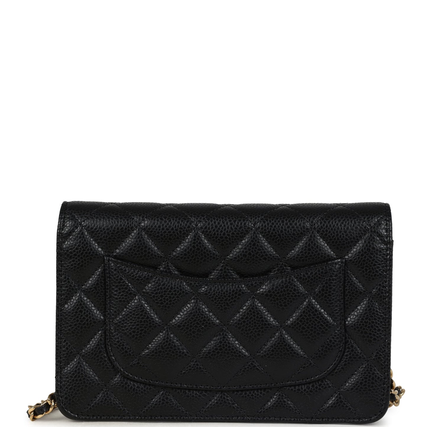 Chanel Wallet On Chain WOC Black Caviar Gold Hardware