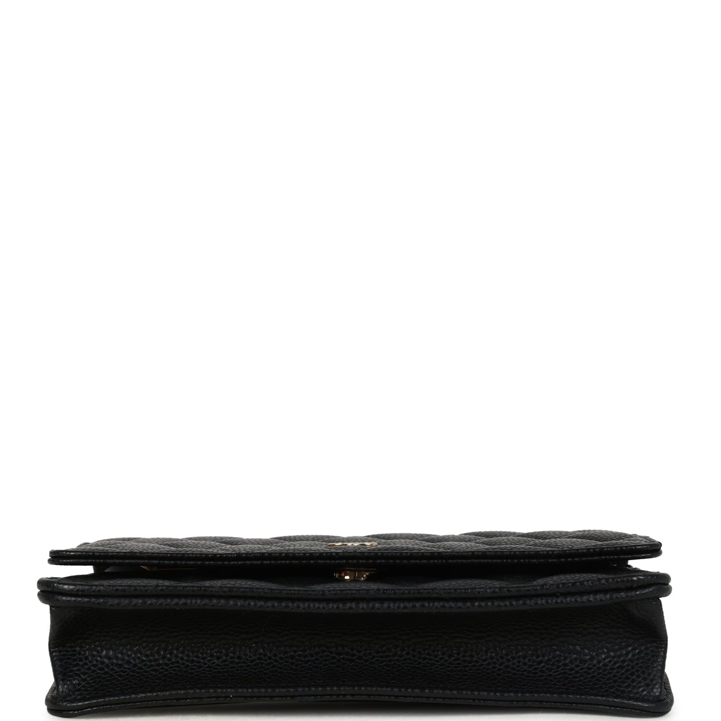Chanel Wallet On Chain WOC Black Caviar Gold Hardware