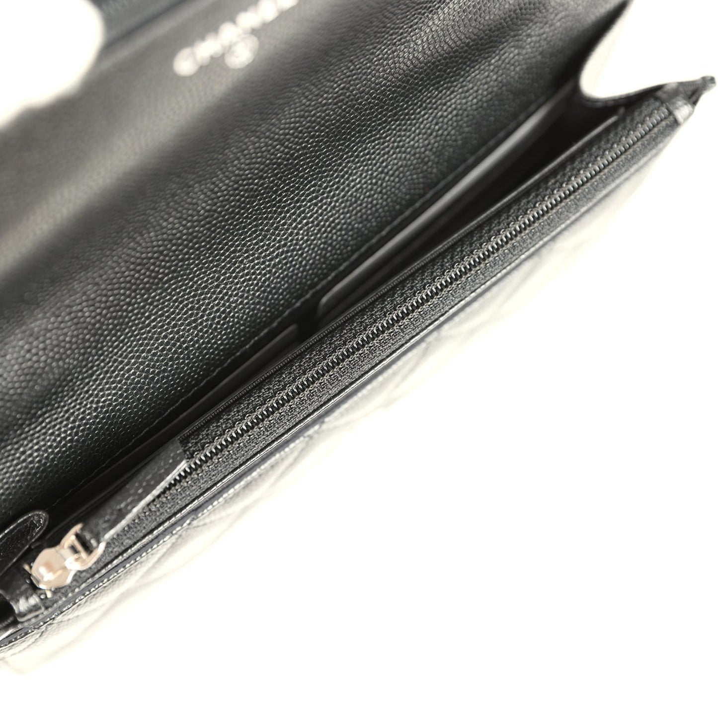 Chanel Wallet On Chain WOC So Black Caviar Black Hardware