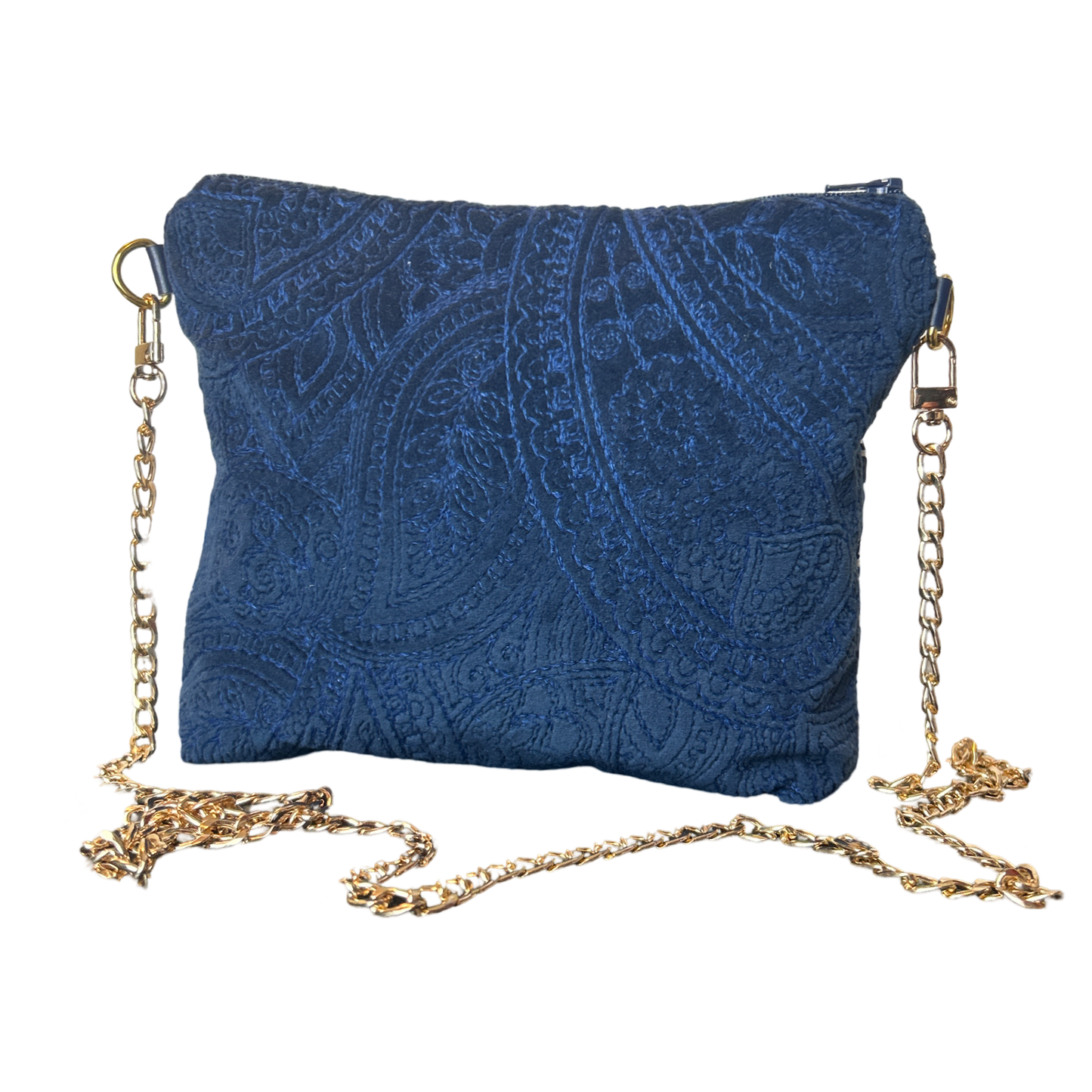 Travel Stamps   Silk Scarf Crossbody Bag