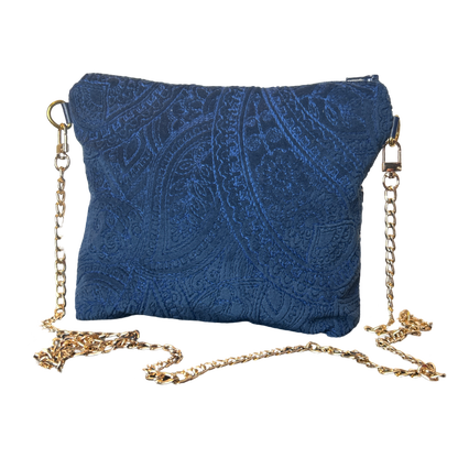 Travel Stamps   Silk Scarf Crossbody Bag