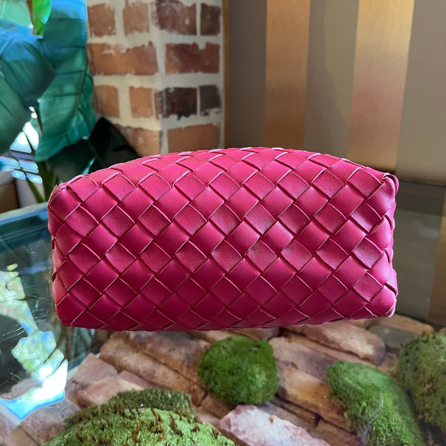 B-VENETA Small Ameliaop Pink Crossbody
