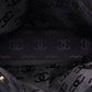 Black Chanel Wild Stitch CC Suede Leather Tote