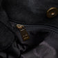 Black Chanel Wild Stitch CC Suede Leather Tote