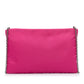 Prada Fluo Clutch on Chain Pink Tessuto