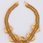 Collier court en métal doré Chanel 1980s
