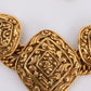 Collier court en métal doré Chanel 1980s