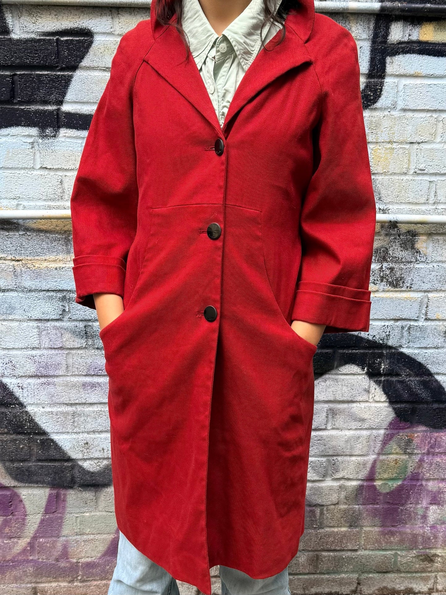 Gucci   Red Trench Coat