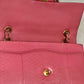 CHANEL 2.55 CLASSIC FLAP MEDIUM PINK PYTHON SHOULDER BAG