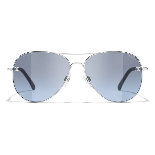 CHANEL PILOT AVIATOR CC SUNGLASSES