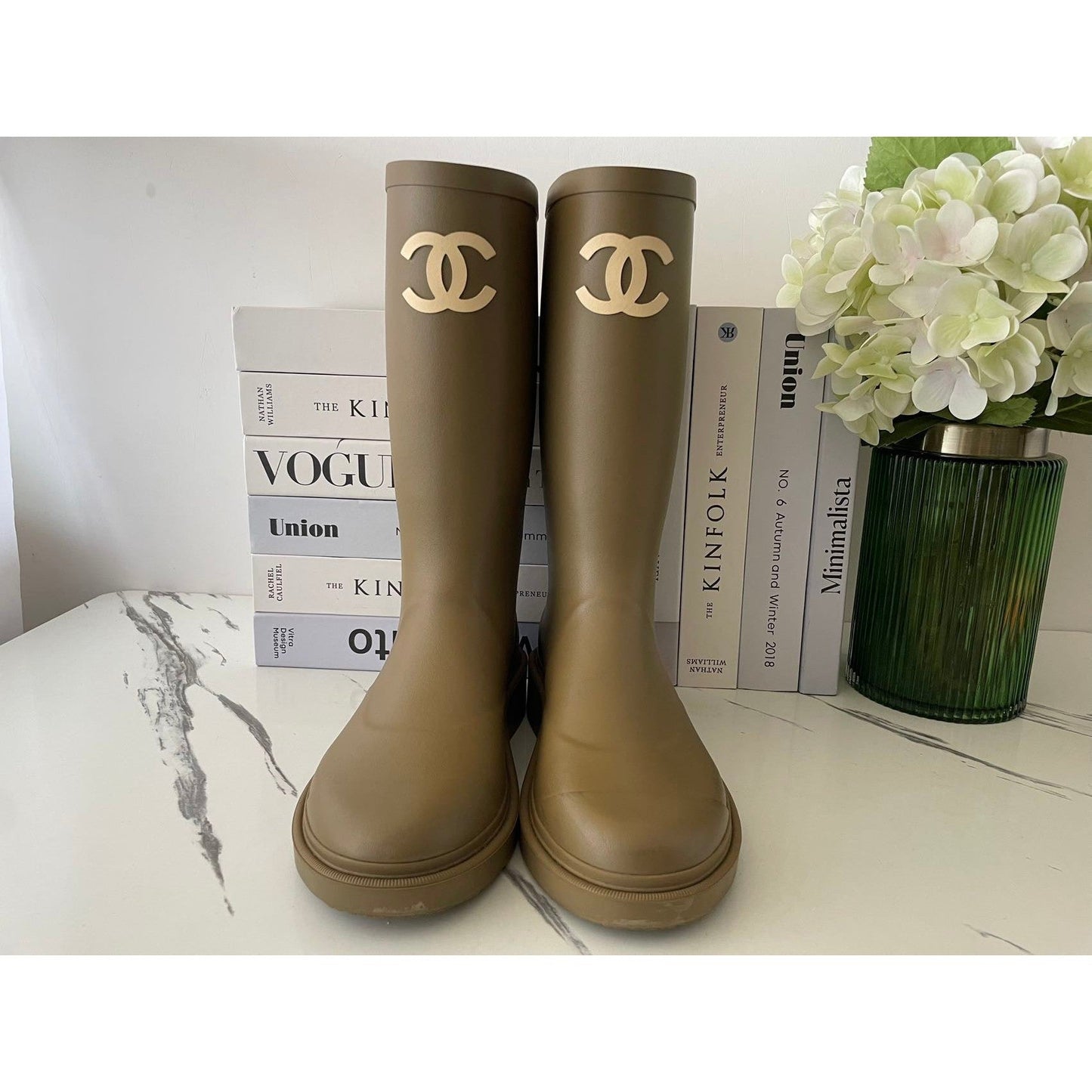 Chanel Rainy Boots