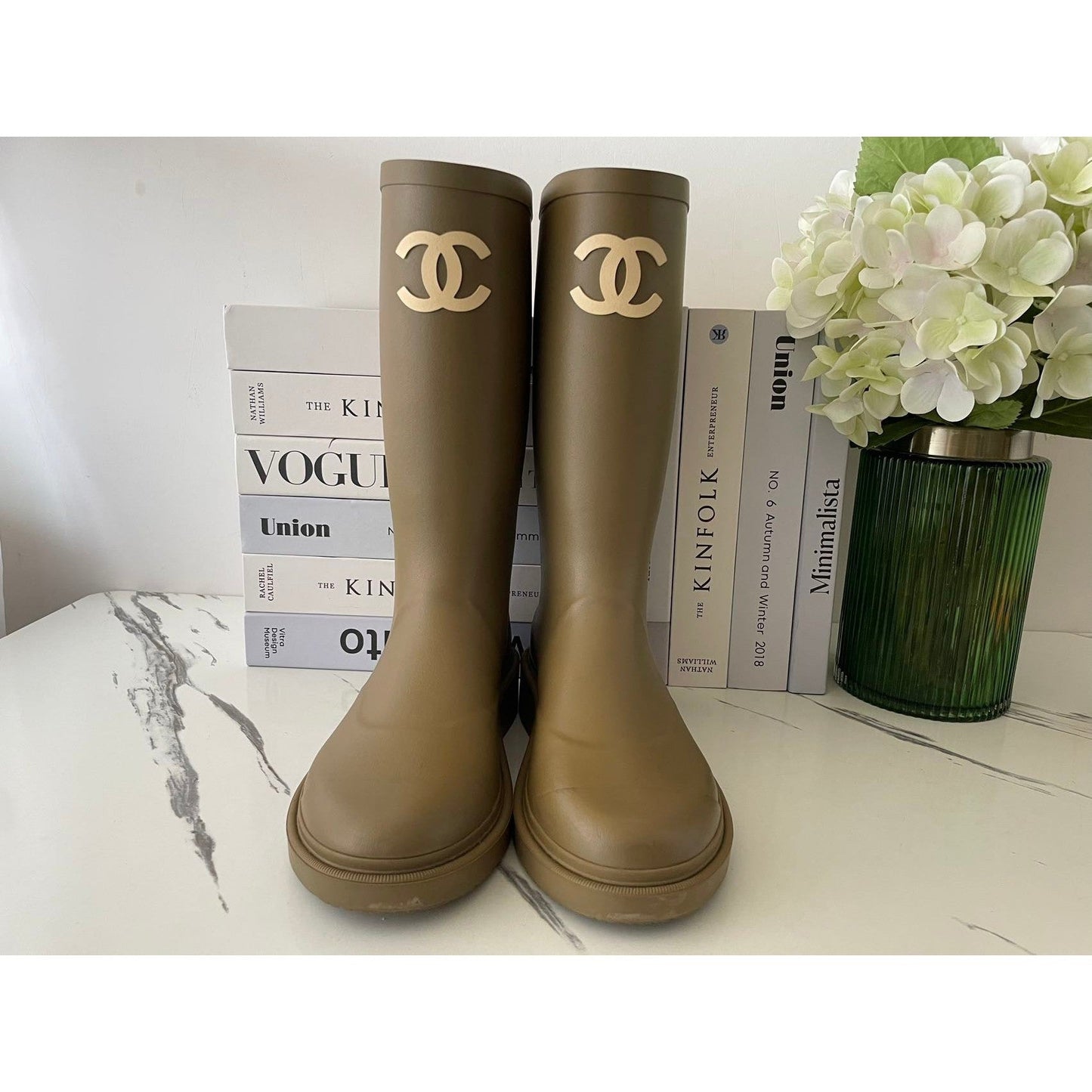 Chanel Rainy Boots