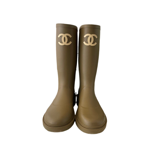 Chanel Rainy Boots