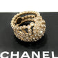 CHANEL CAMELLIA CRYSTAL PEARL RING