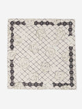 CHANEL CC CAMELLIA SQUARE SILK SCARF