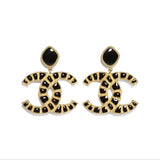 CHANEL CC ALONG THE NILE CLIP ON EARRINGS
