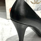 CHANEL CC CAP TOE LEATHER PUMPS