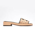 CHANEL CC QUILTED LAMBSKIN LEATHER MULES