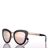 CHANEL CC CAT EYE QUILTED SUNGLASSES