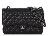 CHANEL CLASSIC CAVIAR QUILTED JUMBO DOUBLE FLAP BAG