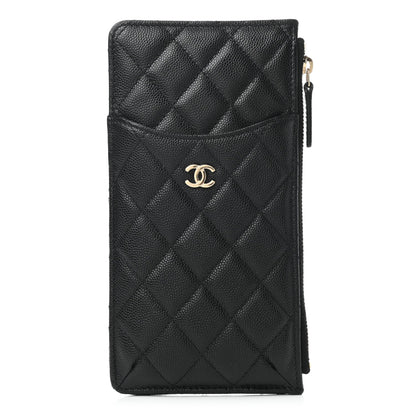 CHL -  CAVIAR QUILTED FLAT MULTI-FUNCTIONAL CASE