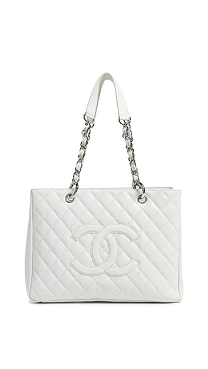 CHANEL CAVIAR QUILTED SHOPPER TOTE BAG