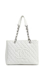 CHANEL CAVIAR QUILTED SHOPPER TOTE BAG