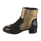 CHANEL INTERLOCKING CC LOGO ANKLE BOOTS