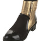 CHANEL INTERLOCKING CC LOGO ANKLE BOOTS