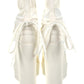 CHANEL INTERLOCKING CC LOGO LACE UP BOOTS