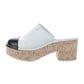 CHANEL INTERLOCKING CC LOGO MULES CLOGS