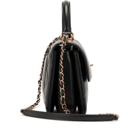 CHANEL QUILTED LAMBSKIN SMALL TRENDY CC TOP HANDLE BAG