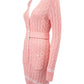CHANEL LONG LINE BELTED KNIT CARDIGAN