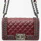 CHANEL QUILTED CALFSKIN LEATHER CHAIN AROUND MAXI BOY BAG