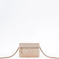 CHANEL METALLIC GOLD QUILTED CAVIAR WALLET ON A CHAIN-HS