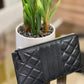 CHL -  CAVIAR QUILTED FLAT MULTI-FUNCTIONAL CASE