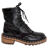 CHANEL PARIS SALZBURG CHAIN BOOTS