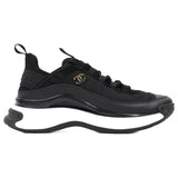 CHANEL QUILTED CC TRAINER SNEAKERS