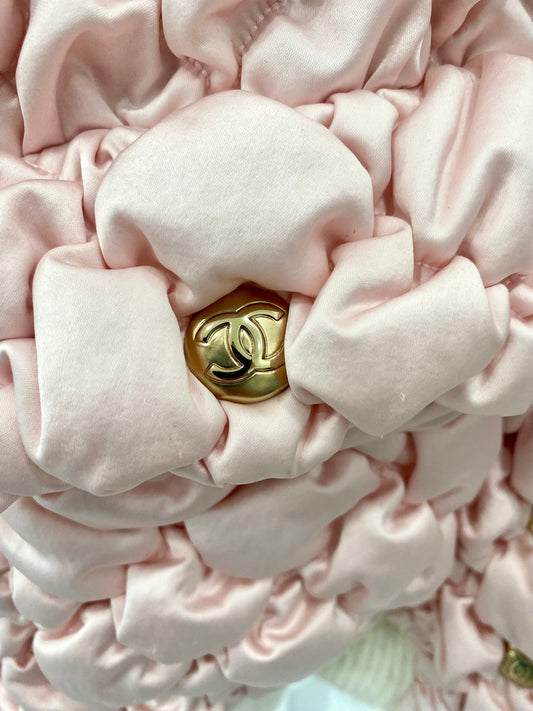 CHANEL QUILTED CC BOMBER JACKET