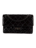CHANEL QUILTED PATENT LEATHER REISSUE SO BLACK MINI FLAP BAG