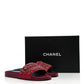 CHANEL SATIN CHAIN SLIDE MULES