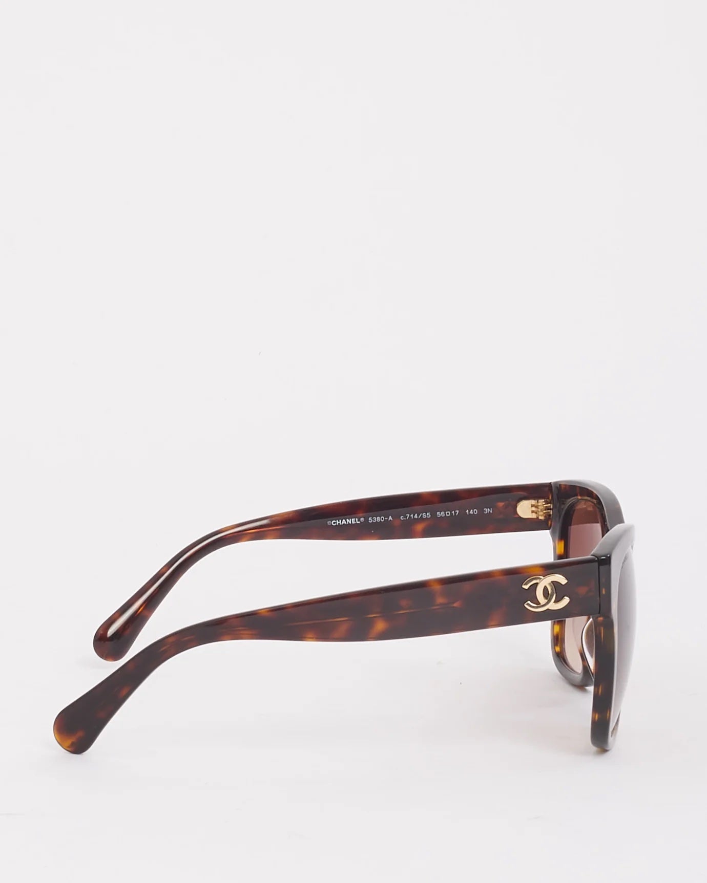CHANEL TORTOISE ACETATE BUTTERFLY SUNGLASSES