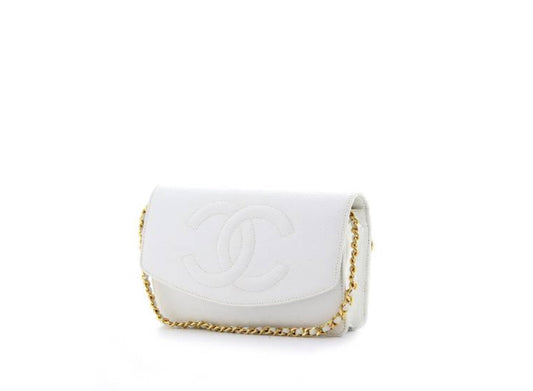 CHANEL TIMELESS   LEATHER WALLET ON A CHAIN