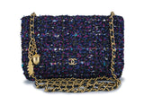 CHANEL TWEED CHARMS WALLET ON CHAIN