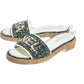 CHANEL TWEED LEATHER MULES SANDALS